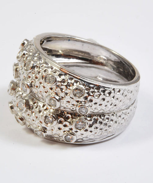 Diamond Estate White Gold Band