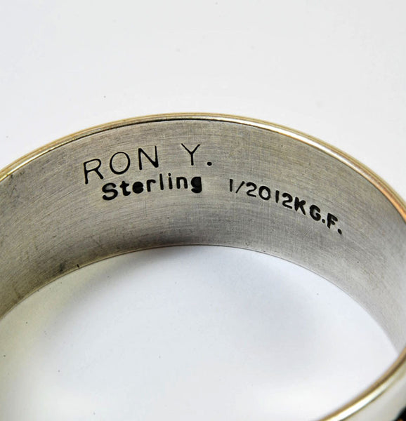 Native American Handmade Signed Sterling Earrings