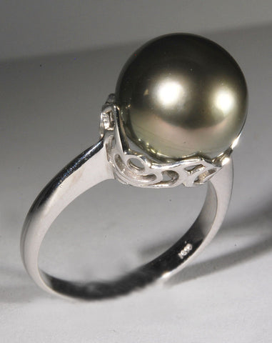 Tahitian Black Pearl Ring