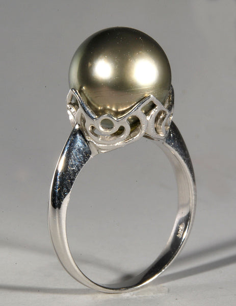 Tahitian Black Pearl Ring