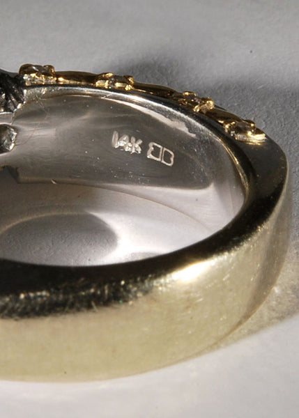 Emerald and Diamond Ring