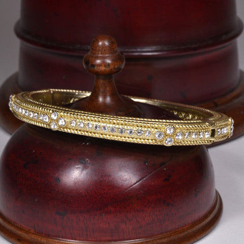 Swarovski Crystals in a Bangle