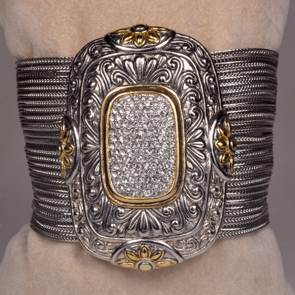 Two Tone Large Bracelet