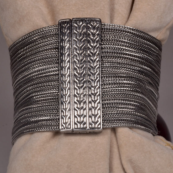 Two Tone Large Bracelet