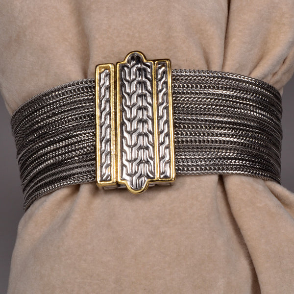 Two Tone Turquoise Bracelet