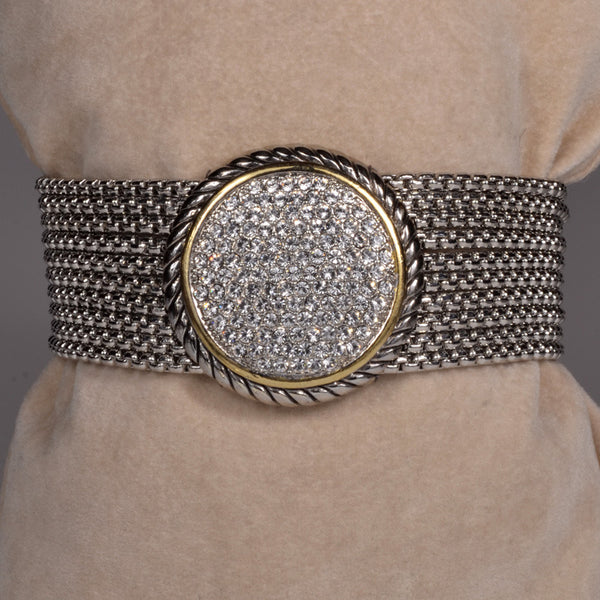 Two Tone Woven Bracelet