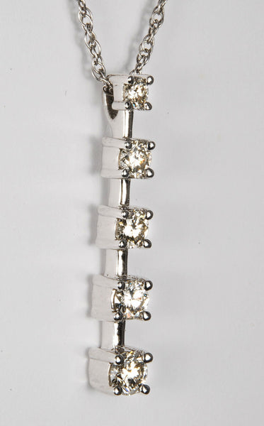 Five Diamond Pendant