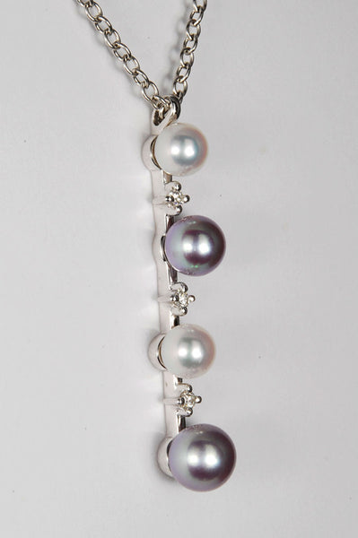 Pearl and Diamond Pendant