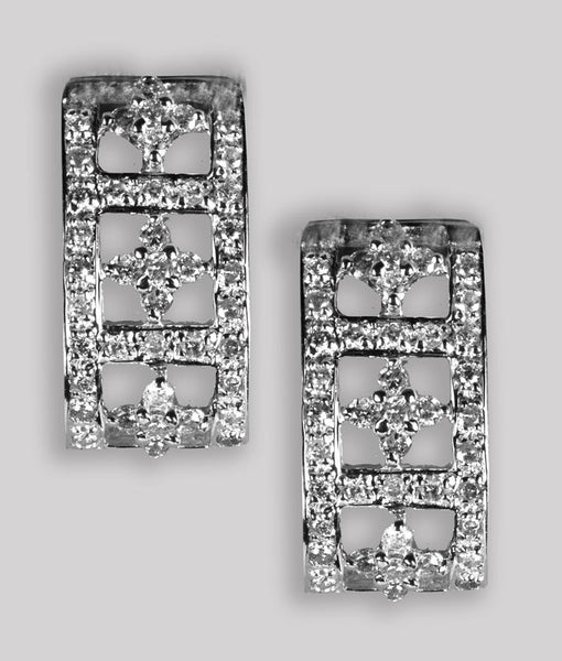 Diamond Filigree Earrings