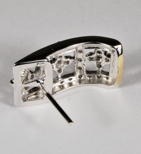 Diamond Filigree Earrings