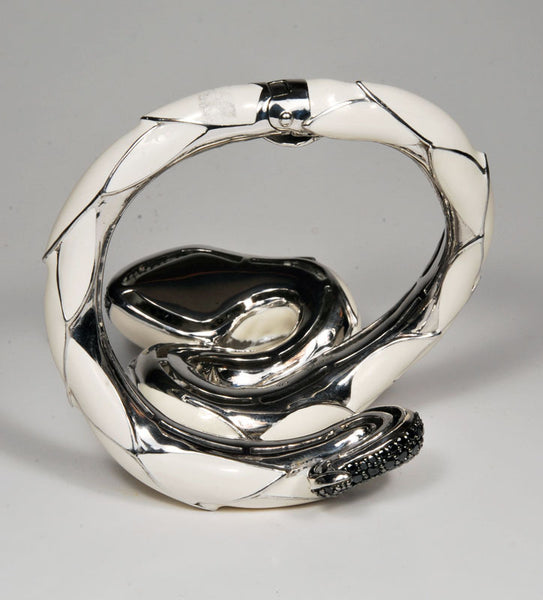 Serpentine Enamel Cuff Bracelet - Belle Etoile