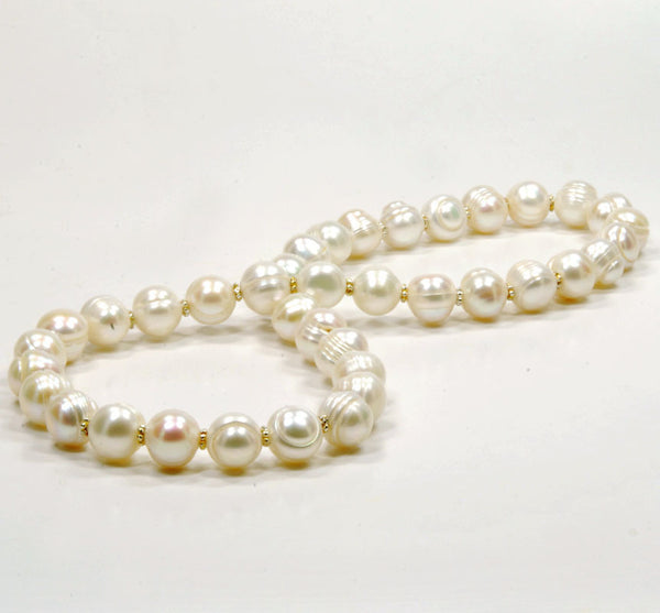 Freshwater Pearl Necklace,10mm