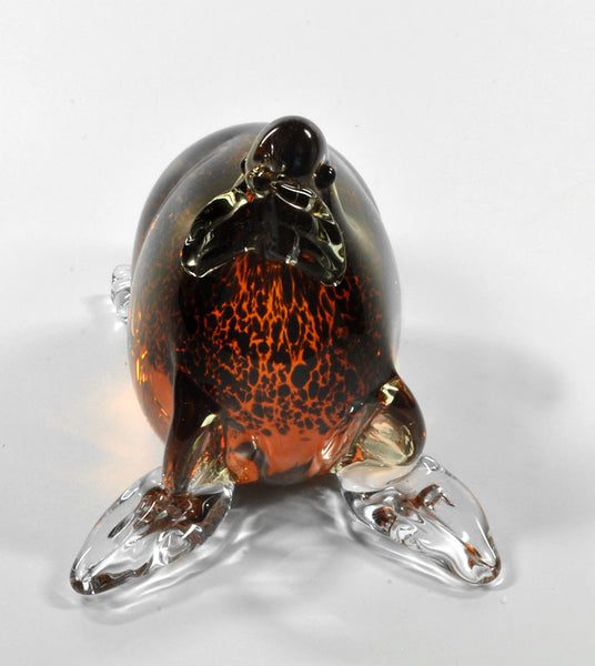 Art Glass Seal Sculpture