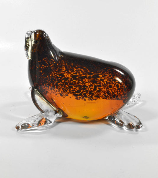 Art Glass Seal Sculpture