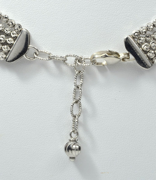 Officina Bernardi Silver 7-Row Necklace