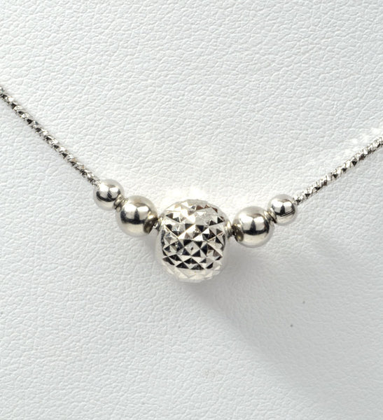 Officina Bernardi Silver Moon Ball Pendant