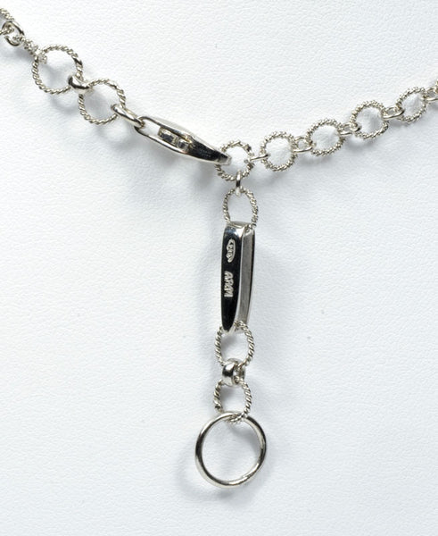 Sterling Seta Design Necklace