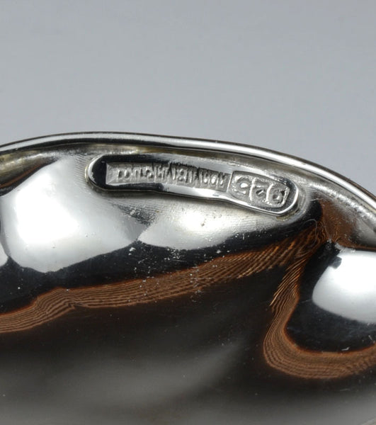 Sterling Brushed Dangle Disc Earrings