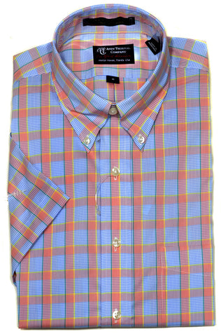 Andy Thornal Men's SS Performance BD Sport Shirt/Coral #213521P-70