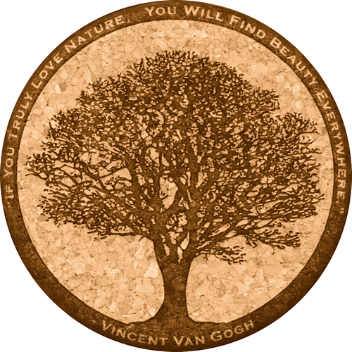 GrafixMat Nature & Vincent Van Gogh Coasters