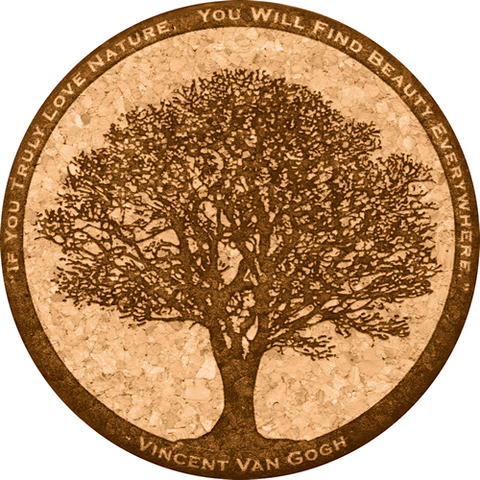 GrafixMat Nature & Vincent Van Gogh Coasters