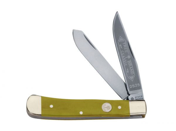 Boker Trapper Yellow Bone - Carbon Steel