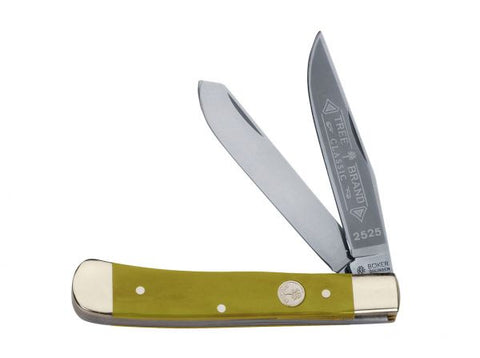 Boker Trapper Yellow Bone - Carbon Steel