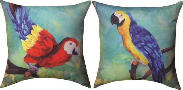 MWW Pineapple And Parrot Pillow