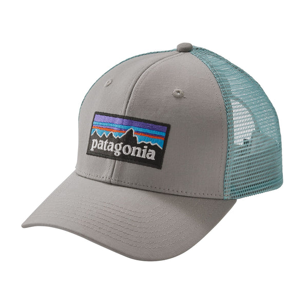 Patagonia P-6 Logo Trucker Hat/Drifter Grey w/Dam Blue