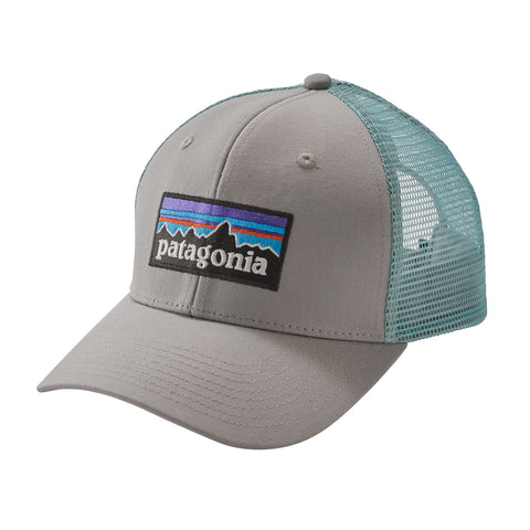 Patagonia P-6 Logo Trucker Hat/Drifter Grey w/Dam Blue
