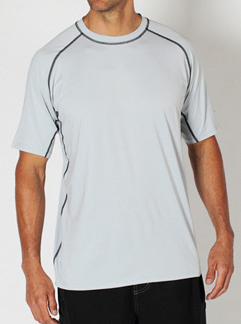 Exofficio Mens Sol Cool Short Sleeve Tee/Oyster #1012-1430