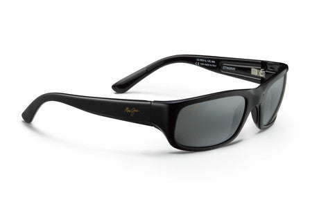 Maui Jim Stingray Sunglasses - Gloss Black/Natural Grey #103-02