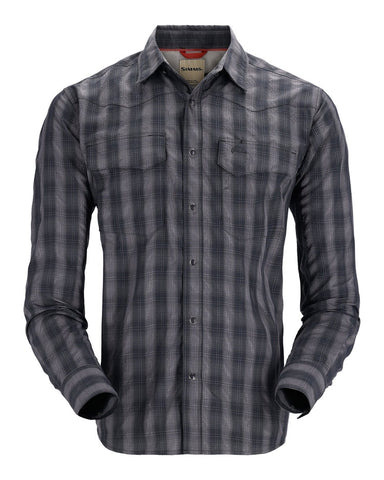 Simms M's Big Sky Fishing Shirt / Black