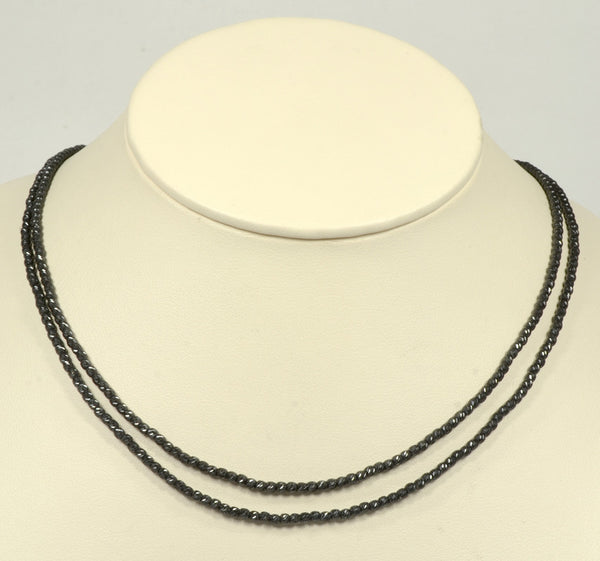 Officina Bernardi, Black 36" Necklace