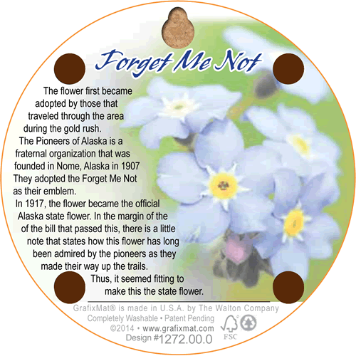 GrafixMat Forget Me Not Flower
