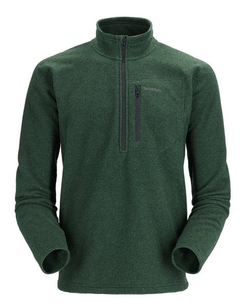 Simms Men's Rivershed Sweater Full Zip / Forest