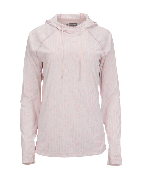 Simms Woman's Bugstopper Solarflex Hoody / Lily Pad Cloud Pink