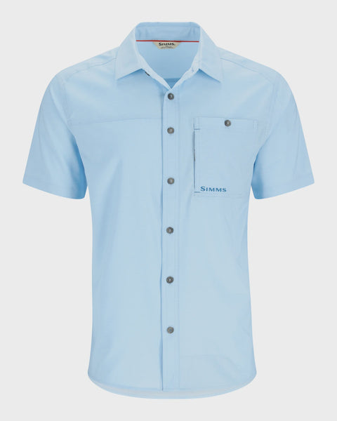 Simms Mens Challenger SS Shirt / Sky