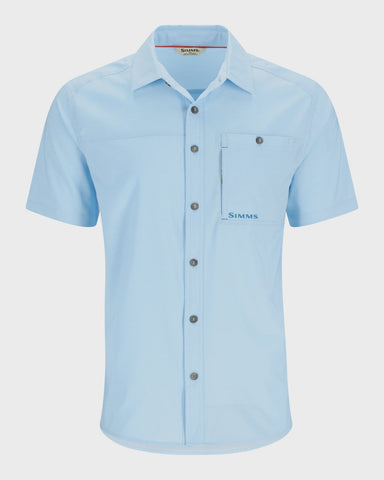Simms Mens Challenger SS Shirt / Sky