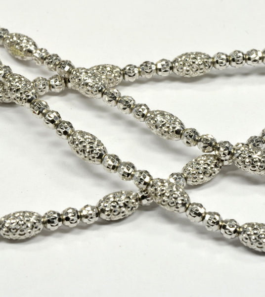 Officina Bernardi Silver Oval 36" Necklace