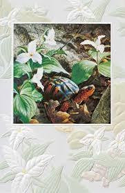 Pumpernickel Press Greeting Card - Turtle Crossing