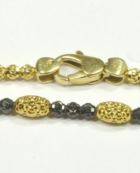 Officina Bernardi Black & Rose 36" Necklace