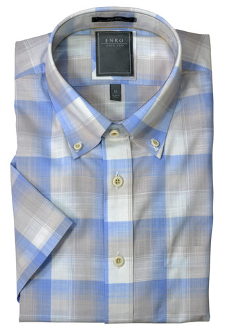 Enro Men's No-Iron BD LS Shirt/Light Blue #181741335
