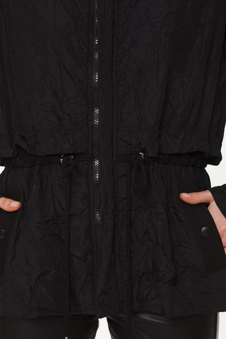 Isle Apparel Black Crush Chic Jacket