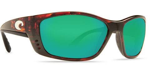 Costa Del Mar Fisch Sunglasses - Tortoise/Green Mirror 580G