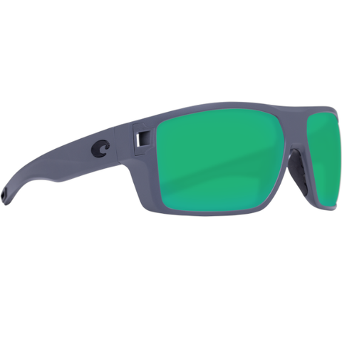Costa Del Mar Diego Sunglasses - Matte Gray / Green Mirror 580G