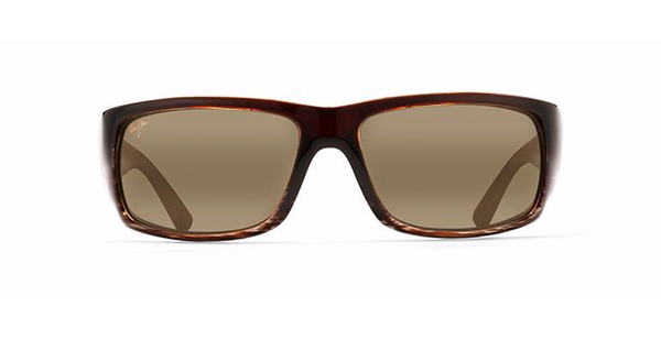 Maui Jim World Cup Sunglasses - Chocolate Stripe Fade/HCL Bronze #H266-01