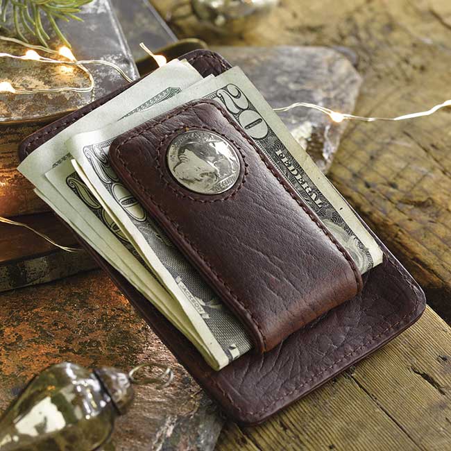 Buffalo Nickel Money Clip Wallet