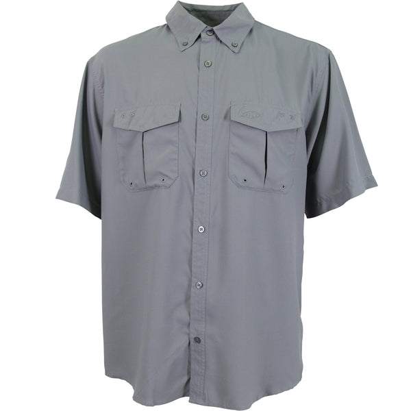 AFTCO Men's Rangle SS Tech Shirt/Steel