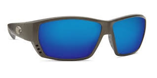 Costa Del Mar Tuna Alley Sunglasses - Matte Steel Gray/Green Mirror 580G